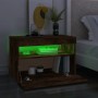 Muebles de TV con luces LED 2 uds roble ahumado 60x35x40 cm de vidaXL, Muebles TV - Ref: Foro24-815679, Precio: 73,04 €, Desc...
