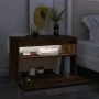 Muebles de TV con luces LED 2 uds roble ahumado 60x35x40 cm de vidaXL, Muebles TV - Ref: Foro24-815679, Precio: 70,77 €, Desc...