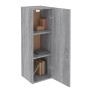 Mueble para TV 2 uds contrachapado gris Sonoma 30,5x30x90 cm de vidaXL, Muebles TV - Ref: Foro24-815750, Precio: 84,75 €, Des...