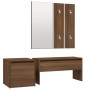 Set de muebles de recibidor madera contrachapada roble marrón de vidaXL, Armarios roperos - Ref: Foro24-3120196, Precio: 115,...