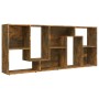 Estantería madera contrachapada color roble ahumado 67x24x161cm de vidaXL, Librerías y estanterías - Ref: Foro24-815501, Prec...