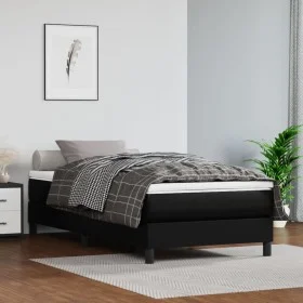 Schwarze Taschenfederkernmatratze aus Kunstleder, 90 x 200 x 20 cm von vidaXL, Matratzen - Ref: Foro24-347722, Preis: 151,20 ...