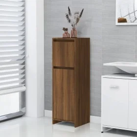Armario de baño madera contrachapada roble marrón 30x30x95 cm de vidaXL, Muebles de baño - Ref: Foro24-815554, Precio: 54,40 ...