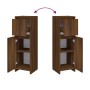 Armario de baño madera contrachapada roble marrón 30x30x95 cm de vidaXL, Muebles de baño - Ref: Foro24-815554, Precio: 57,32 ...