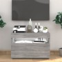Mueble de TV con luces LED gris Sonoma 60x35x40 cm de vidaXL, Muebles TV - Ref: Foro24-815680, Precio: 53,72 €, Descuento: %