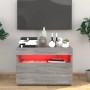 Mueble de TV con luces LED gris Sonoma 60x35x40 cm de vidaXL, Muebles TV - Ref: Foro24-815680, Precio: 53,72 €, Descuento: %