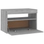 Mueble de TV con luces LED gris Sonoma 60x35x40 cm de vidaXL, Muebles TV - Ref: Foro24-815680, Precio: 53,72 €, Descuento: %