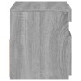 Mueble de TV con luces LED gris Sonoma 60x35x40 cm de vidaXL, Muebles TV - Ref: Foro24-815680, Precio: 53,72 €, Descuento: %