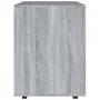 Armario con ruedas madera contrachapada gris Sonoma 60x53x72 cm de vidaXL, Taquillas y armarios de almacenamiento - Ref: Foro...