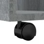 Armario con ruedas madera contrachapada gris Sonoma 60x53x72 cm de vidaXL, Taquillas y armarios de almacenamiento - Ref: Foro...