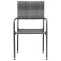 Juego de comedor de jardín 7 piezas ratán sintético gris de vidaXL, Conjuntos de jardín - Ref: Foro24-3120103, Precio: 372,92...