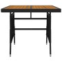 Juego de comedor de jardín 3 pzas ratán sintético negro de vidaXL, Conjuntos de jardín - Ref: Foro24-3120088, Precio: 190,24 ...