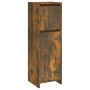Armario de baño madera contrachapada roble ahumado 30x30x95 cm de vidaXL, Muebles de baño - Ref: Foro24-815552, Precio: 42,62...
