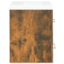 Mueble de baño con lavabo madera contrachapada roble ahumado de vidaXL, Tocadores de baño - Ref: Foro24-3120179, Precio: 155,...