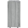 Armario con ruedas madera contrachapada gris Sonoma 60x35x75 cm de vidaXL, Taquillas y armarios de almacenamiento - Ref: Foro...