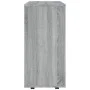 Kleiderschrank mit Rollen Sonoma graues Sperrholz 60x35x75 cm von vidaXL, Schließfächer und Lagerschränke - Ref: Foro24-81596...