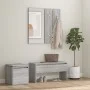 Set de muebles de recibidor madera contrachapada gris Sonoma de vidaXL, Armarios roperos - Ref: Foro24-3120195, Precio: 107,3...