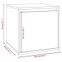 Set de muebles de recibidor madera contrachapada gris Sonoma de vidaXL, Armarios roperos - Ref: Foro24-3120195, Precio: 113,2...