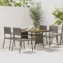 Juego de comedor de jardín 5 piezas ratán sintético gris de vidaXL, Conjuntos de jardín - Ref: Foro24-3120102, Precio: 275,64...