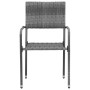 Juego de comedor de jardín 5 piezas ratán sintético gris de vidaXL, Conjuntos de jardín - Ref: Foro24-3120102, Precio: 275,64...