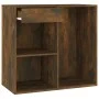 Tocador con LED y armario madera contrachapada roble ahumado de vidaXL, Tocadores para dormitorios - Ref: Foro24-3120188, Pre...