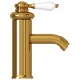 Grifo para lavabo de baño dorado 130x180 mm de vidaXL, Grifos - Ref: Foro24-149072, Precio: 38,72 €, Descuento: %