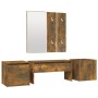 Set de muebles de recibidor madera contrachapada roble ahumado de vidaXL, Armarios roperos - Ref: Foro24-3120200, Precio: 129...