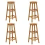 Juego muebles de bar para jardín 9 pzas madera maciza de acacia de vidaXL, Conjuntos de jardín - Ref: Foro24-3116024, Precio:...