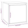 Set de muebles de recibidor madera contrachapada roble ahumado de vidaXL, Armarios roperos - Ref: Foro24-3120200, Precio: 129...