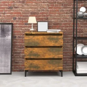 Smoked oak plywood sideboard 60x35x69 cm by vidaXL, Sideboards - Ref: Foro24-815807, Price: 63,39 €, Discount: %