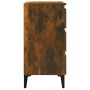 Aparador madera contrachapada color roble ahumado 60x35x69 cm de vidaXL, Aparadores - Ref: Foro24-815807, Precio: 64,19 €, De...