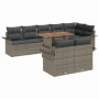 Conjunto de sofá de jardín con cojín Manual 9 pcs Gris en Sofás de exterior | Comprar online en Foru.es