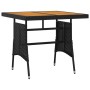 Juego de comedor de jardín 3 pzas ratán sintético negro de vidaXL, Conjuntos de jardín - Ref: Foro24-3120086, Precio: 160,30 ...