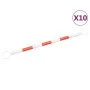 Barras retráctiles para conos de tráfico 10 uds ABS 116-197 cm de vidaXL, Señales de carretera y tráfico - Ref: Foro24-153110...