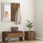 Set de muebles de recibidor madera contrachapada roble marrón de vidaXL, Armarios roperos - Ref: Foro24-3120199, Precio: 104,...