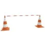 Barras retráctiles para conos de tráfico 10 uds ABS 116-197 cm de vidaXL, Señales de carretera y tráfico - Ref: Foro24-153110...