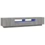 Set muebles TV con LEDs 2 pzas madera contrachapada gris Sonoma de vidaXL, Muebles TV - Ref: Foro24-3120171, Precio: 115,46 €...