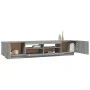 Set muebles TV con LEDs 2 pzas madera contrachapada gris Sonoma de vidaXL, Muebles TV - Ref: Foro24-3120171, Precio: 115,46 €...