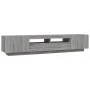 Set muebles TV con LEDs 2 pzas madera contrachapada gris Sonoma de vidaXL, Muebles TV - Ref: Foro24-3120171, Precio: 115,46 €...