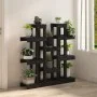 Soporte para plantas madera maciza pino negro 104,5x25x109,5 cm de vidaXL, Soportes para macetas - Ref: Foro24-822096, Precio...
