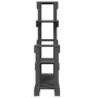 Soporte para plantas madera maciza de pino gris 92x25x97 cm de vidaXL, Soportes para macetas - Ref: Foro24-822104, Precio: 75...