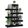 Soporte para plantas madera maciza pino negro 85x25x109,5 cm de vidaXL, Soportes para macetas - Ref: Foro24-822091, Precio: 6...