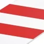 Protectores pared 6 uds espuma EVA rojo y blanco 50x20x2 cm de vidaXL, Señales de estacionamiento y vados - Ref: Foro24-15310...