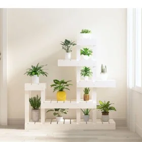 Soporte para plantas madera maciza de pino blanco 92x25x97 cm by vidaXL, Pot stands - Ref: Foro24-822103, Price: 92,69 €, Dis...