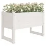 Jardinera madera maciza de pino blanco 78x40x52 cm de vidaXL, Maceteros y jardineras - Ref: Foro24-822118, Precio: 66,33 €, D...