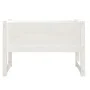 Jardinera madera maciza de pino blanco 78x40x52 cm de vidaXL, Maceteros y jardineras - Ref: Foro24-822118, Precio: 66,33 €, D...