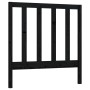 Cabecero de cama madera maciza de pino negro 95x4x100 cm de vidaXL, Cabeceros y pies de cama - Ref: Foro24-822241, Precio: 28...