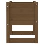 Jardinera madera maciza de pino marrón miel 40x40x52,5 cm de vidaXL, Maceteros y jardineras - Ref: Foro24-822113, Precio: 41,...