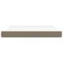 Colchón de muelles ensacados tela gris taupe 160x200x20 cm de vidaXL, Colchones - Ref: Foro24-347818, Precio: 251,90 €, Descu...