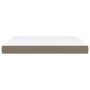Colchón de muelles ensacados tela gris taupe 160x200x20 cm de vidaXL, Colchones - Ref: Foro24-347818, Precio: 255,50 €, Descu...